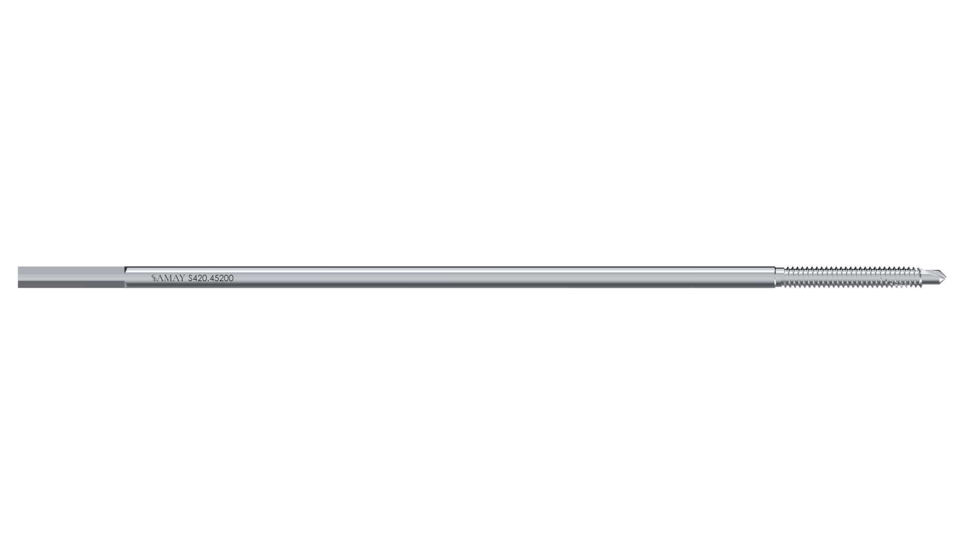 /storage/photos/1/madiha-ortho images/Wires & Pins/Schanz Screw Tapper Thread 32mm Threaded.png